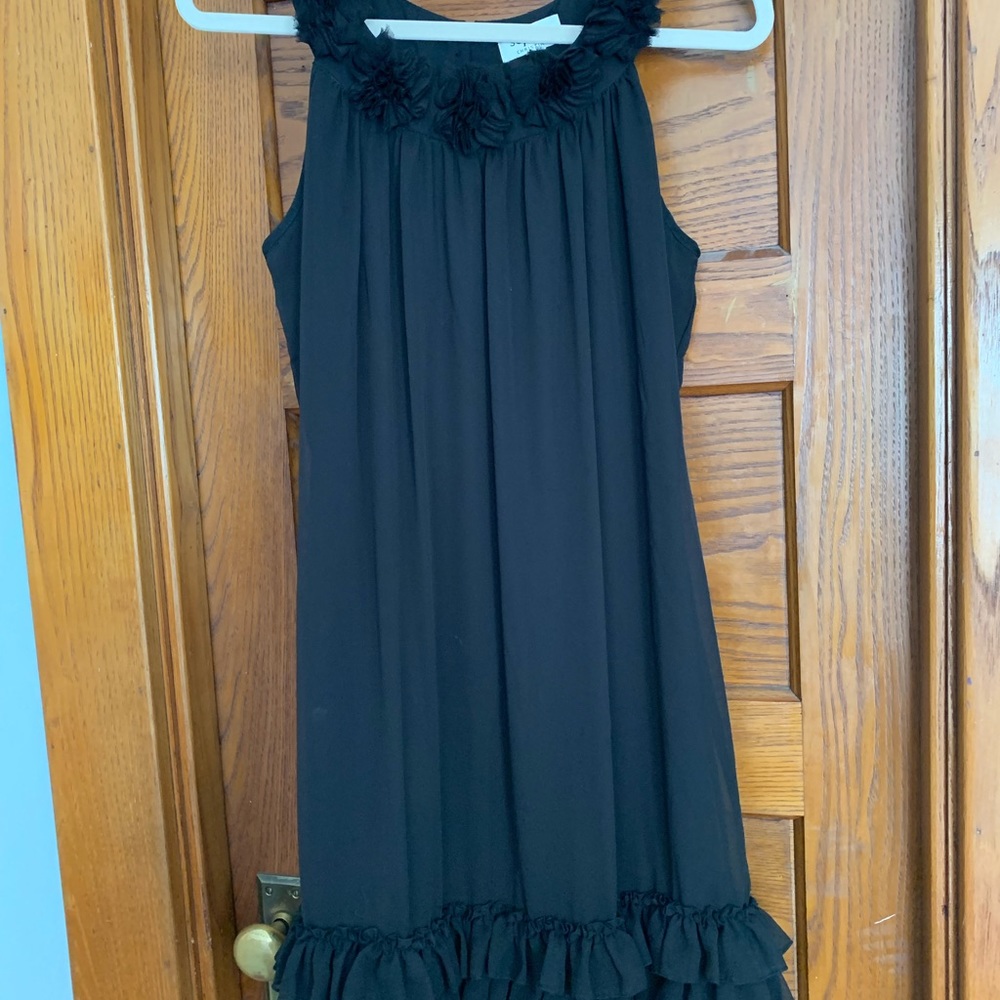Sophia Christina dressy Black shift Dress. US size 10